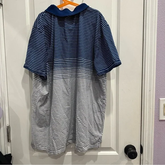 Blue & white polo shirt - Picture 3 of 3